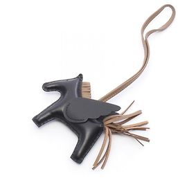 Hermès Acessório Charm Hermes Rodeo Pegasus PM Marrom Preto