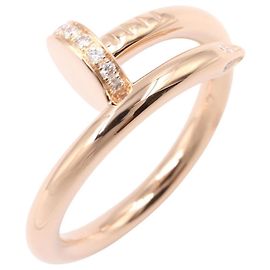 Anel Cartier Juste un Clou com Diamantes Dourado Outro