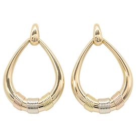 Cartier Ohrringe Door Knocker Motiv Silber Golden