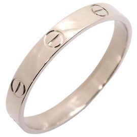 Cartier Mini Love Ring in 18K White Gold Silvery