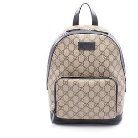 Sac à dos/Sac à main Gucci GG Supreme Small Marron Noir Beige