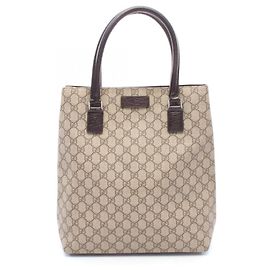 Saco Tote Gucci GG Plus Marrom Bege