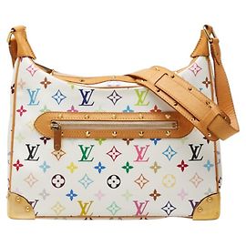 Sac à épaule Louis Vuitton Monogram Multicolor Boulogne Blanc
