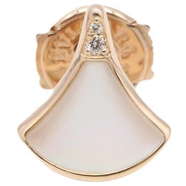 Bulgari Pendiente único Bvlgari Diva's Dream Blanco Dorado