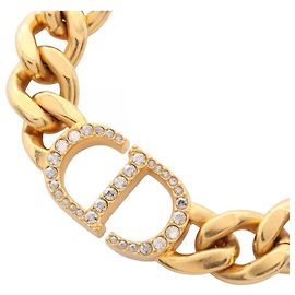 Christian Dior CD Logo Halskette Golden Andere