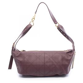 Christian Dior Dior D-Journey Medium Shoulder Bag Dark red