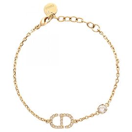 Bracelet à breloque Petit CD Christian Dior Doré Autre