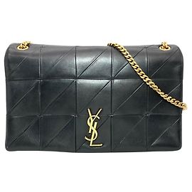 Autre Marque Sac à épaule à chaîne Saint Laurent Jamie Noir