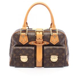 Bolsa Louis Vuitton Manhattan GM Monogram Marrom Monograma