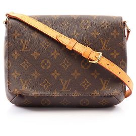 Bolsa de Ombro Louis Vuitton Musette Tango Monogram Marrom Monograma