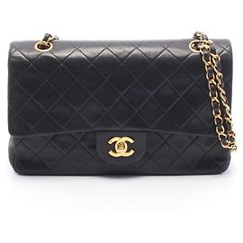 Borsa a tracolla Chanel Matelassé Double Flap Nero
