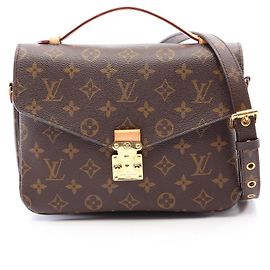 Louis Vuitton Pochette Metis MM Monogram Handtasche Braun Monogramm