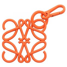 Loewe Anagram Handbag Charm Orange
