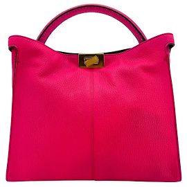 Fendi Selleria Peekaboo Essencialmente Couro Rosa