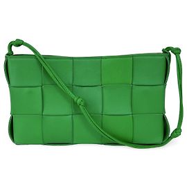 Mini en cuir Intrecciato Cassette Maxi de Bottega Veneta Vert