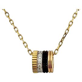 Collar Boucheron Quatre Classic Small Castaño Plata Dorado