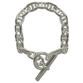 Hermès Hermes Chaine d'Ancre MM 17-Link Bracelet Silvery