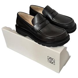 Mocasines Loewe Blaze de piel - Mink/Black Otro