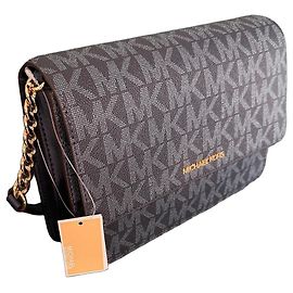 Michael Kors Bolsa de Tiracolo Monograma Azul Marinho Azul escuro Monograma