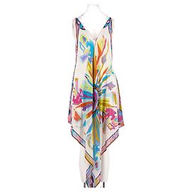 Vestido de seda branco Emilio Pucci Branco