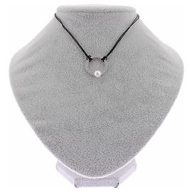Autre Marque Collar tipo choker Sofia Cord ASHERALI Oro blanco Plata