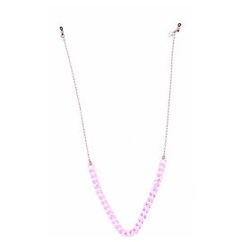 Autre Marque Accesorio para gafas dorado y rosa Rosa