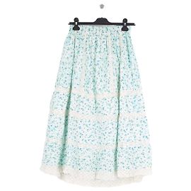 Autre Marque Saia de algodão azul LOVE SHACK FANCY XS Azul