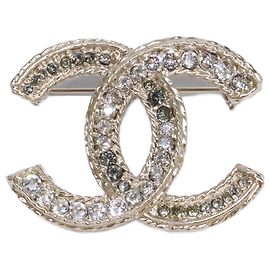 Broche Chanel B13 Coco Mark de Pedrería Otro