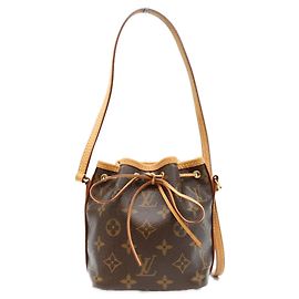 Louis Vuitton Monogram Nano Noe Shoulder Bag Brown