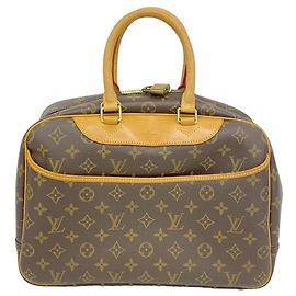 Louis Vuitton Monogram Deauville Handtasche Braun