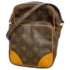 Sac à épaule Louis Vuitton Monogram Amazon Marron
