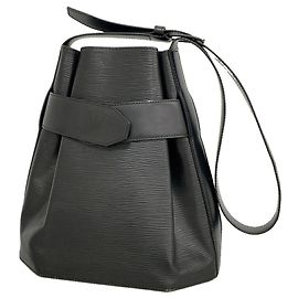 Louis Vuitton Epi Sac Depaule PM Shoulder Bag Nero
