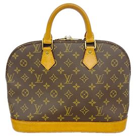 Sac à main Louis Vuitton Alma Monogram Marron