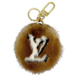 Portachiavi Charm Portefeuille LV Vison Louis Vuitton Marrone