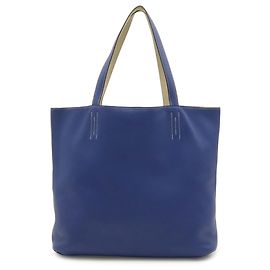 Hermès Saco Tote HERMES Double Sens 36 Azul