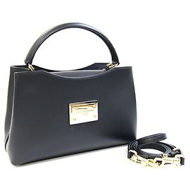 Bolsa de couro preto Dolce & Gabbana Preto