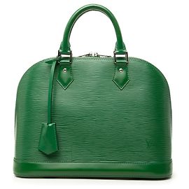Louis Vuitton Green Epi Alma PM Green