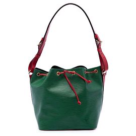 Louis Vuitton Green Epi Petit Bicolor Noe Vert