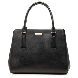 Bolso de mano Burberry de cuero negro Negro