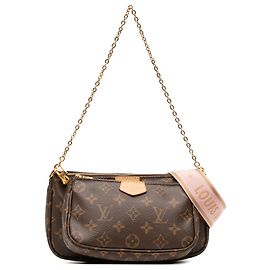 Louis Vuitton Brown Monogram Multi Pochette Accessoires Marron