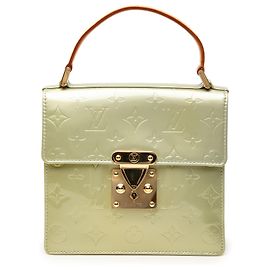 Louis Vuitton Green Monogram Vernis Spring Street Grün Hellgrün