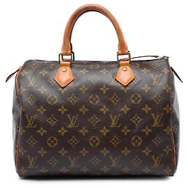 Louis Vuitton Brown Monogram Speedy 30 Brown