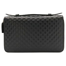 Cartera larga Gucci Microguccissima Negro