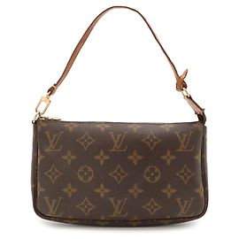 Sac à main Louis Vuitton Monogram Pochette Accessoires Marron Autre Monogramme