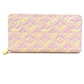 Louis Vuitton Long Wallet Pink Yellow