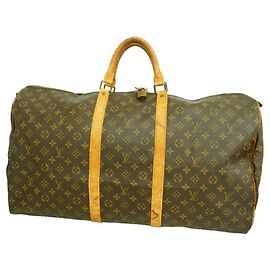 Louis Vuitton Boston Monogram Keepall Bandoulière 60 Marrom
