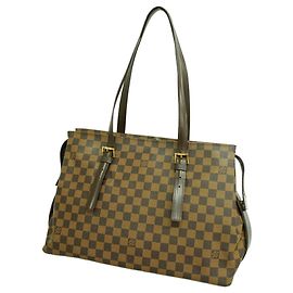 Louis Vuitton Damier Chelsea Shoulder Bag Damier ebene