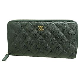 Portefeuille long Chanel Matelassé Noir