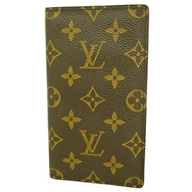 Louis Vuitton Monogram Agenda Poche Marrone