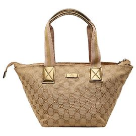 Gucci GG Canvas Handtasche Braun Beige
